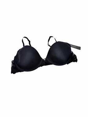 Natori Black Lace-Trim Bra